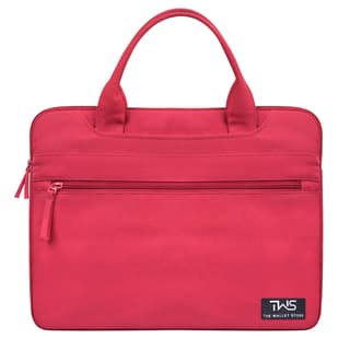 The Wallet Store EcoCarry Canvas Laptop Bag - Red - 15 Inch
