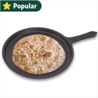 TIVA CAST IRON TAWA WITH HANDLE (PRE SEASONED)
