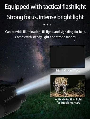 AUSHA 4K Night Vision Binoculars with 600m Range | HD Display, Rechargeable Battery & Zoom view 8