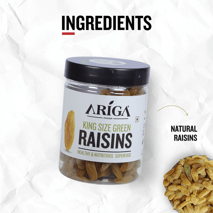 Ariga Foods King Sized Healthy & Nutritious 100% Natural Raisins (250 g) view 5