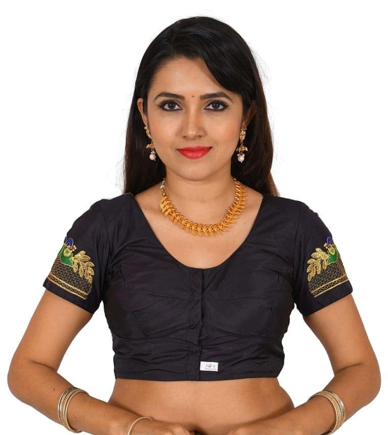 Embroidery Blouse Black view 2