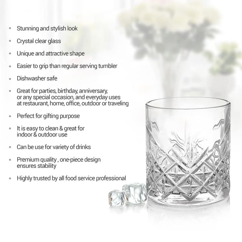 Milton Spiritz Ice Pail with Whiskey Glass Set – 1.5L PU Insulated Bucket, Tong, and 4 pcs, 340ml Each Tumblers for Cocktails, Bars, and House Parties (Black ) view 4