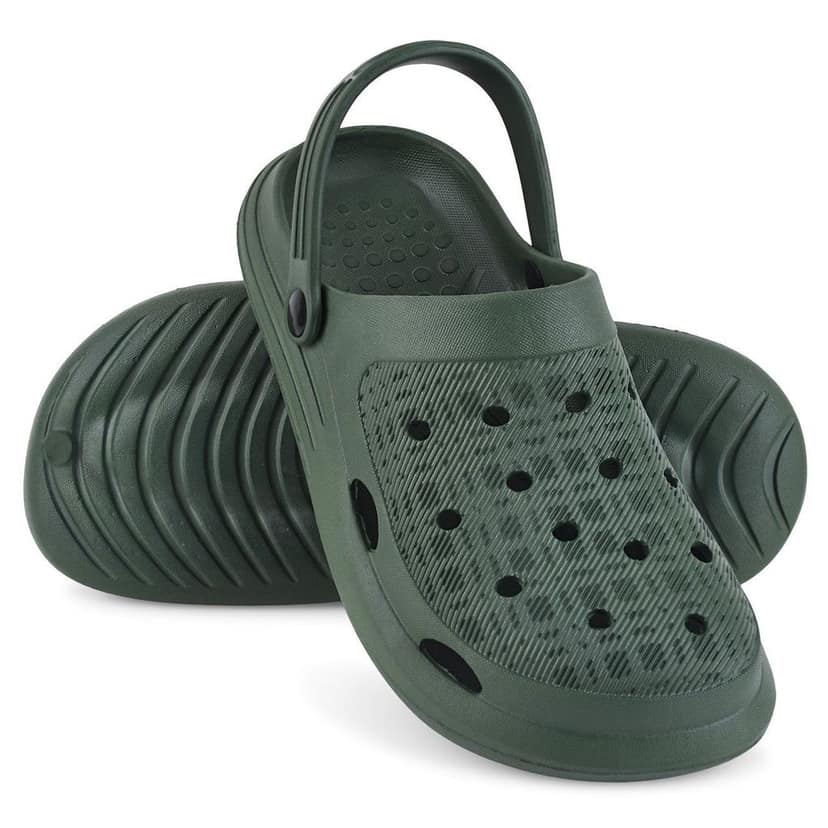 Paragon Olive Easy-to-wear Easy-to-wash Lightweight Clogs for Men view 6