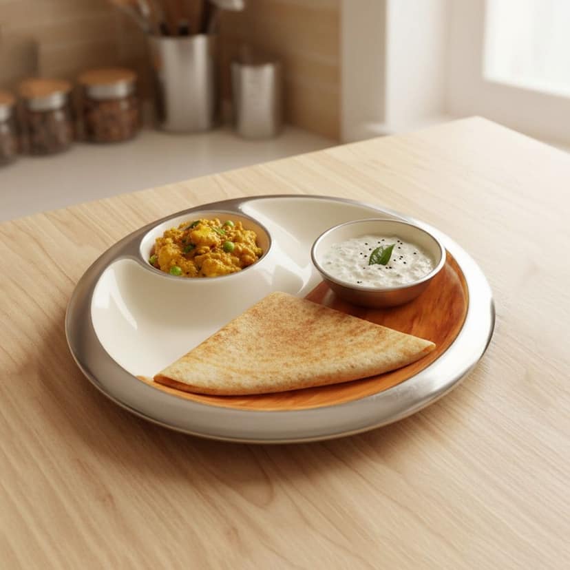 Aluminium Decorative Round Chip Dip (AMAS3246/13)