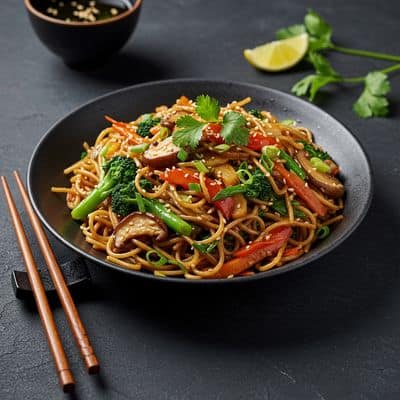 Veg Hakka Noodles