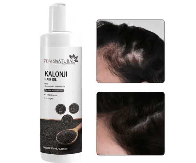 Elegantra Naturavives Kalonji Hair Oil (100ml pack of 1) – Advanced Hair Growth & Thickness Formula with Black Seed, Almond & Rosemary Oil | Root Strengthening & Split End Repair Therapy | For Longer, Silky & Stronger Hair view 9