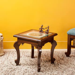 OoNA MUNICH AAC290103 Teakwood End Table
