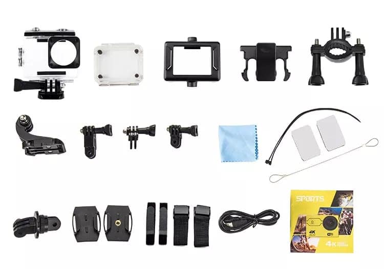 AUSHA 5K Ultra HD Action Camera, Dual Screen, 170° Wide Angle, Wi-Fi & EIS Anti-Shake, Vlogging Action Camera view 10