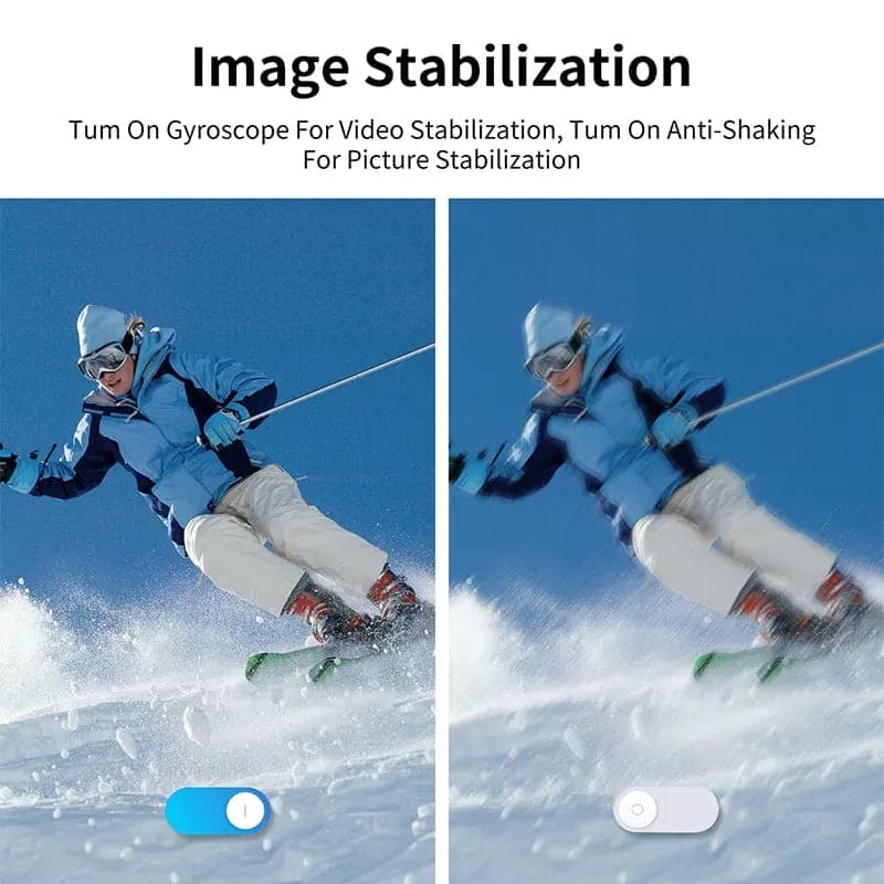 AUSHA 5K Ultra HD Action Camera, Dual Screen, 170° Wide Angle, Wi-Fi & EIS Anti-Shake, Vlogging Action Camera view 8