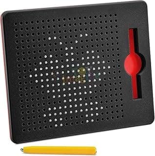 Toy Imagine™ Magnetic Drawing Pad for Kids – Magnet Board with Stylus Pen|Fun Learning Toy, Birthday & Return Gift for Boys & Girls Age 2-5 Years|Colorful Travel Activity Game (Small)