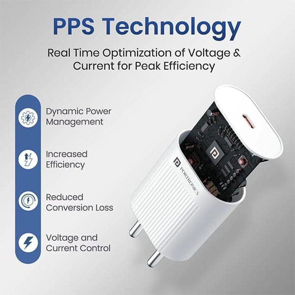 Portronics Adapto 45A 45W Type C Pd Adaptor view 3