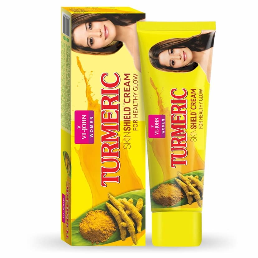 Vi-John Women Turmeric Skin Cream 50Gm (Tube) (Pack of 12) view 2