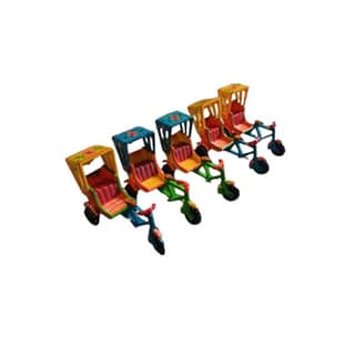 Wooden Cycle Rickshaw Big
