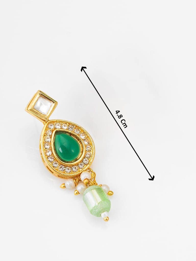 Morison Golden Oval Earrings Simple Yet Sophisticated view 4