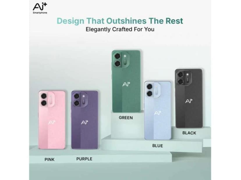 Ai+ Pulse 2 Smartphone, 4GB RAM, 64GB Storage - Purple view 4