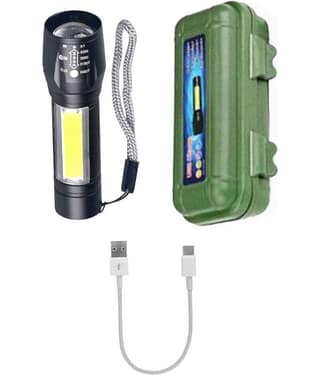 Generic - 13W Rechargeable Flashlight Torch ( Pack of 1 )