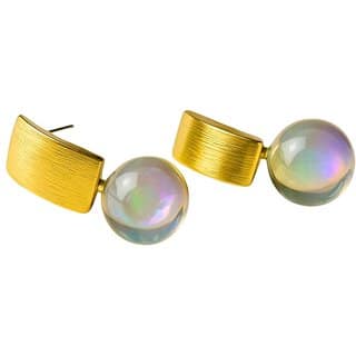 Kimti Golden Aurora Drops Earring