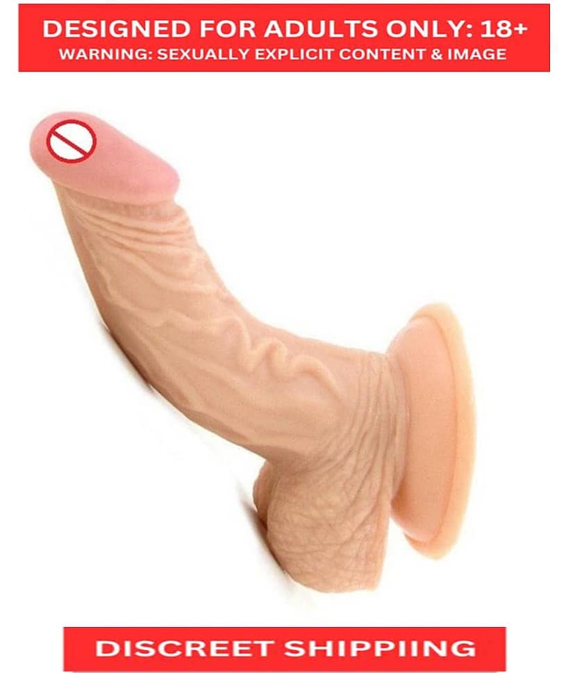 KNIGHTRIDERS PREMIUM QUALITY REALISTIC 5 INCH PINKHEAD CUR_VED STRONG SUCTION DILDO FOR WOMAN