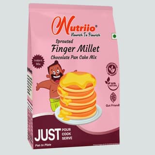 Sprouted Finger Millet Pancake (Chocolate)