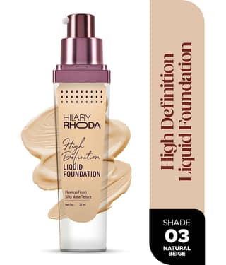 Hilary Rhoda Matte Liquid For All Skin Types Skin Ivory Foundation Pack of 1