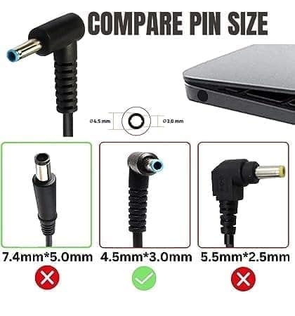 Laptop Adapter 65W 19.5V - 3.33A For HP Laptops (Pin Size 4.5*3.0mm) - Compatible view 3