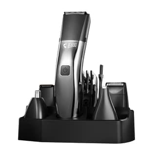 Beardo Chrome Beast Multipurpose Full Body Groomer Trimmer Set For Men | 40 Length Settings | 8 attachments | Beard/Hair/Body/Precision/Ear/Nose Trimmer|With Dock|90 min. run time | All-in-1 trimmer Beardo Chrome Beast Multipurpose Full Body Groomer Trim