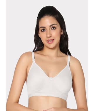 IN CARE LINGERIE Cotton Non Padded Women's T-Shirt Bra ( White )