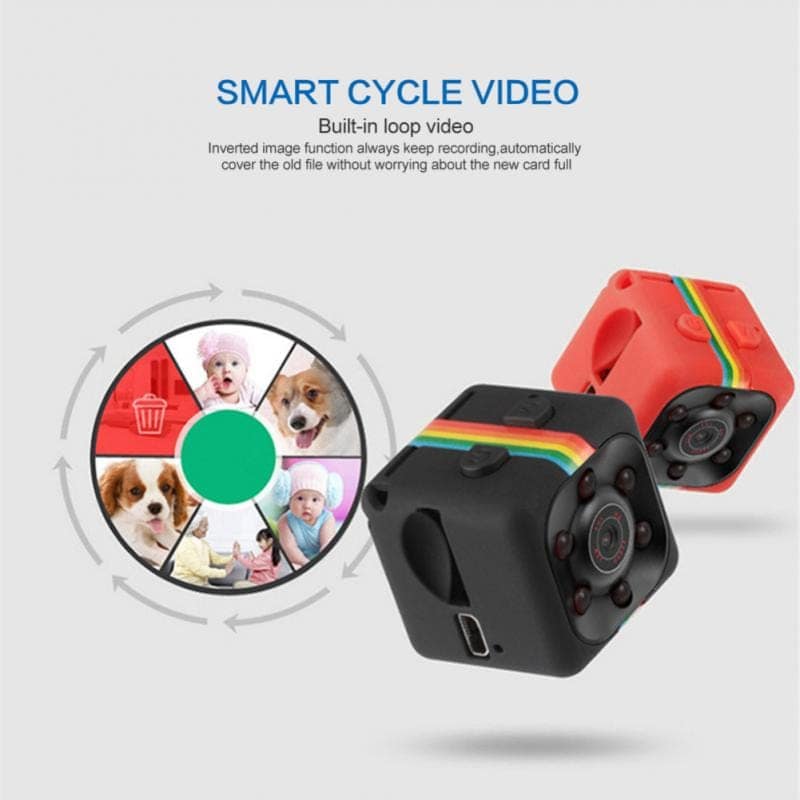 AUSHA Mini Spy Camera 1080P Full HD | Night Vision, Motion Detection, 140° Wide Angle | Portable Hidden Security Camera view 5