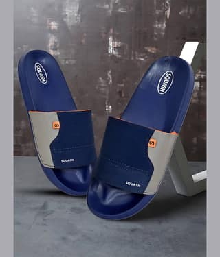 Squash Blue Men's Slide Flip Flop