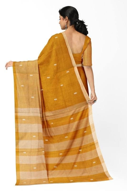 APCO Handloom - Women's Rahajmundry Pure Cotton Grey Handloom Saree (Angara Handloom Saree) 51 view 3