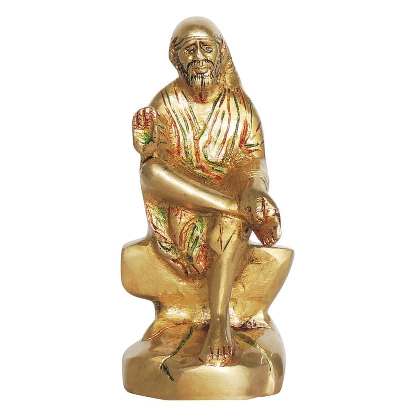 Brass Showpiece Sai Baba Statue (BSMAS1351 D) view 2