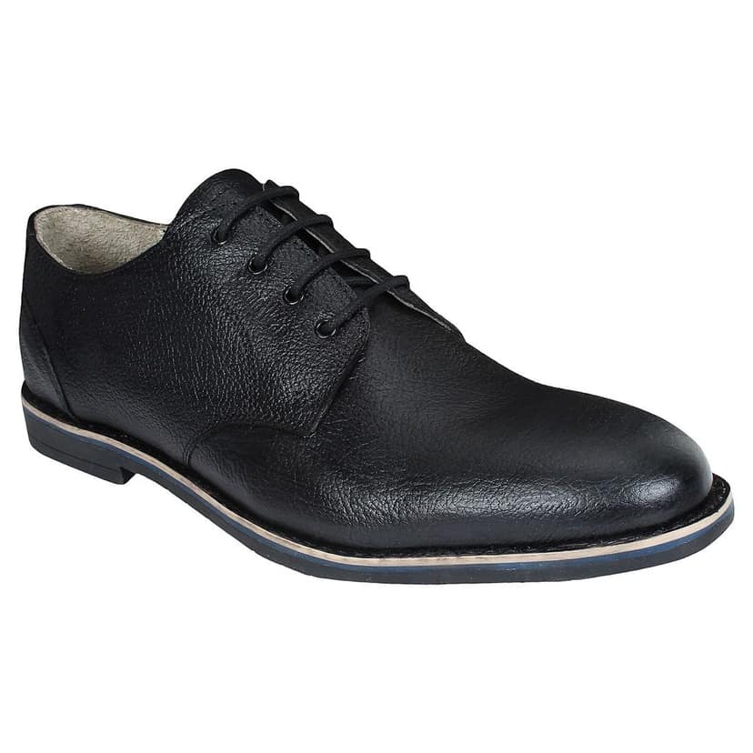 SeeandWear Leather Black Formal Shoes for Men view 8