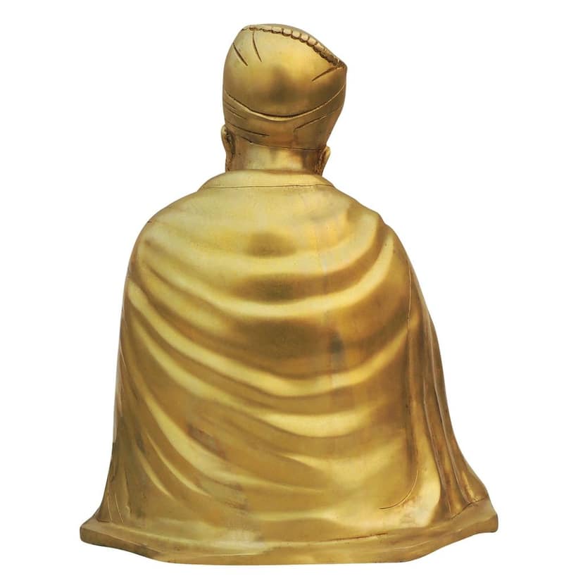 Brass Guru Nanak Statue � Sikh Religious Brass Decorative Idol, Height : 13 Inch (BSMAS1102 A) view 3