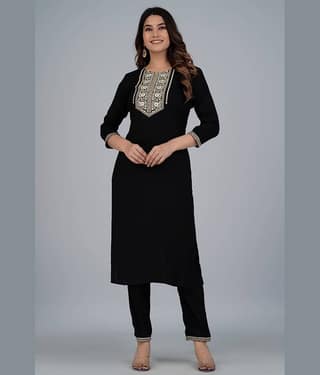 Mishree Collection - Turquoise A-line Rayon Women's Stitched Salwar Suit ( Pack of 1 )