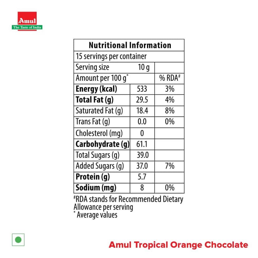 Amul Tropical Orange view 3