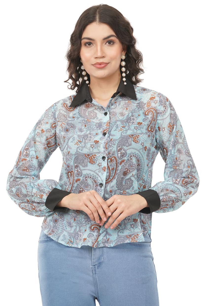 Womens Trendy Georgette Shirt