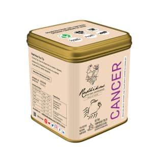 Cancer Turmeric Tulsi Liquorice Chai -Comforting Herbal Tea for Nurturers (100 gm - Makes 40 Cups of Kadak Chai) by M/S RADHIKAS FINE TEAS AND WHATNOTS