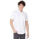 Mufti White Dobby Slim Fit Casual Shirt
