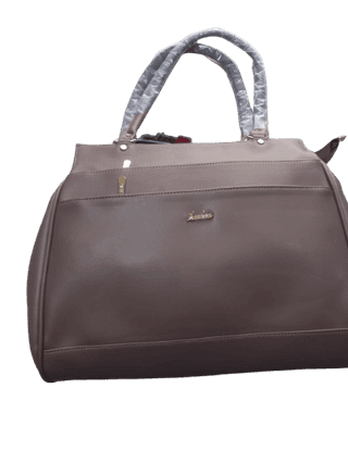 Women's Leather Handbag - Brown