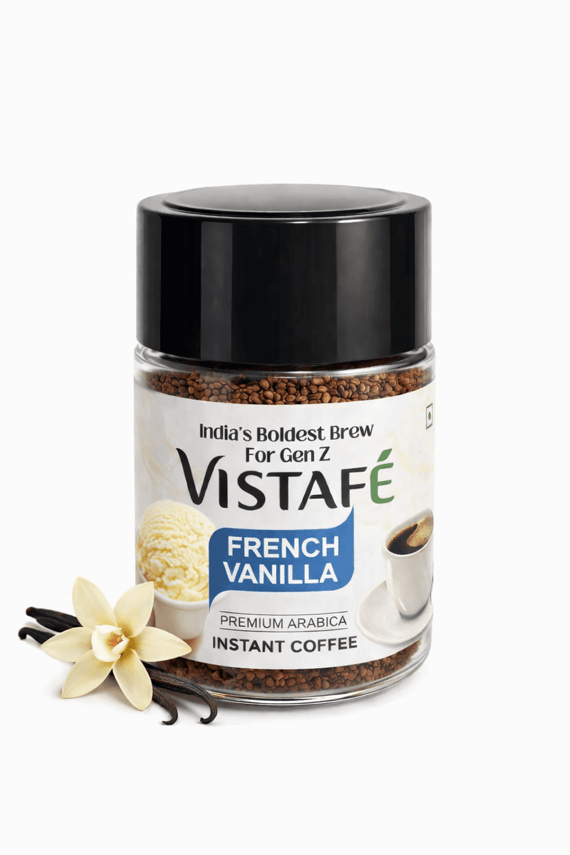 Vistafe French Vanilla Instant Coffee – Premium Arabica French vanilla view 4