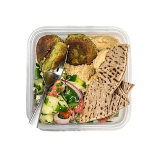 Chicken Falafel And Hummus Meal Box