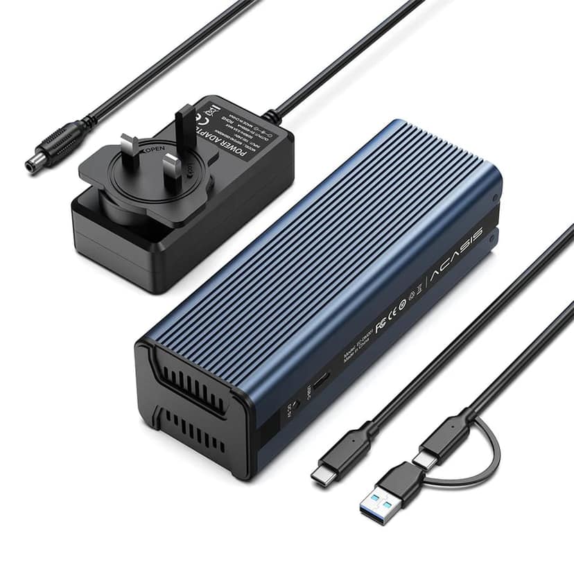 ACASIS M.2 NVMe SSD Cloner, Dual-Bay Offline Duplicator with Cooling Fan, USB C to M.2 Cloner, Enclosure for NVMe M.2 PCIe Size 2230/2242/ 2260/2280 view 10