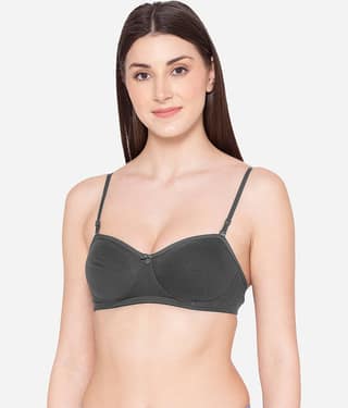 Paris Beauty Pack of 1 Cotton Blend Non Padded T-Shirt Bra For Women ( Beige )