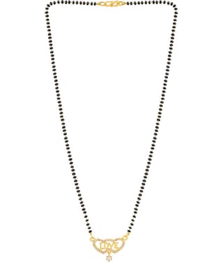 YAJUS - Golden Mangalsutra ( Pack of 1 )