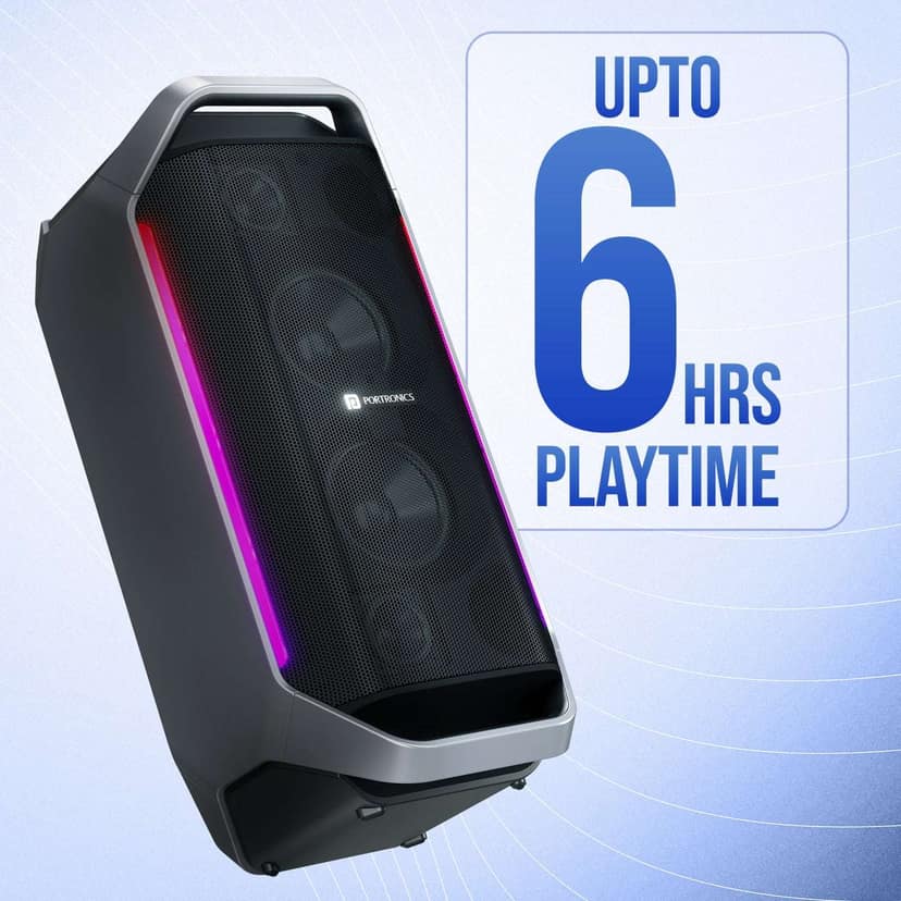 Portronics Dash 13 Portable Bluetooth Speaker - Black view 2