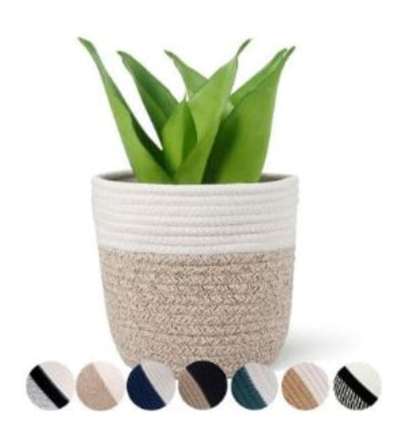 Generic Cotton Flower Pot With Out Lid (White-Kidi)-PID66473 view 2