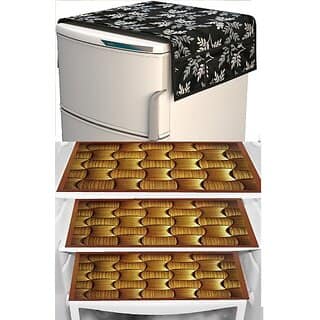 REVEXO Refrigerator Cover (Width: 20 cm, Multicolor)