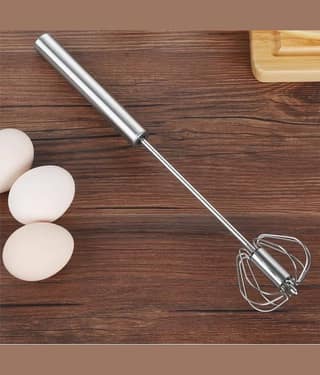 BLUE HOME AND KITCHEN Steel Steel Hand Beater 26