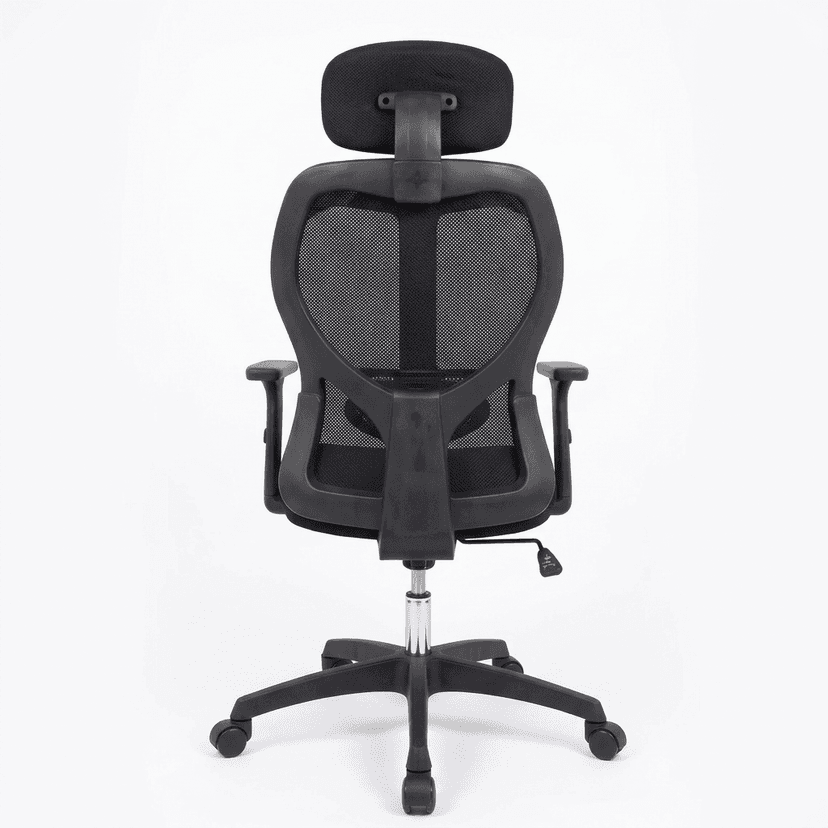 Ergonomic High Back Mesh Office Swivel Chair with Adjustable Headrest and Armrests view 3