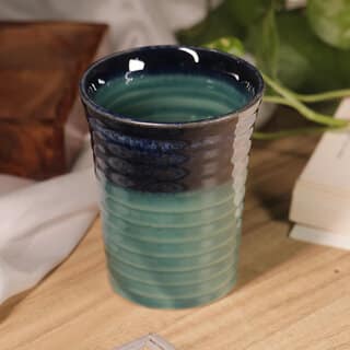 Blue Ceramic Glass Pack of 1